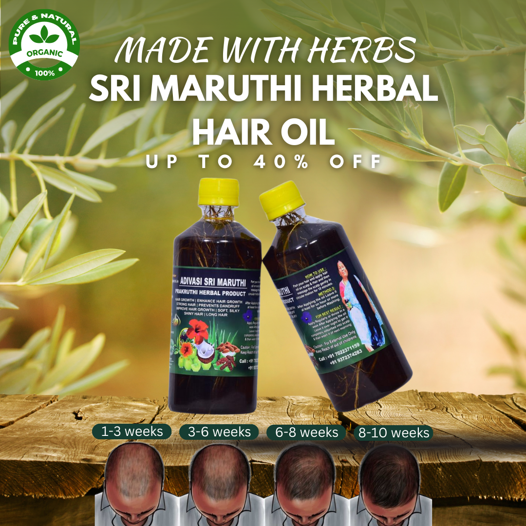 Sri Maruthi Prakruthi herbal hair oil