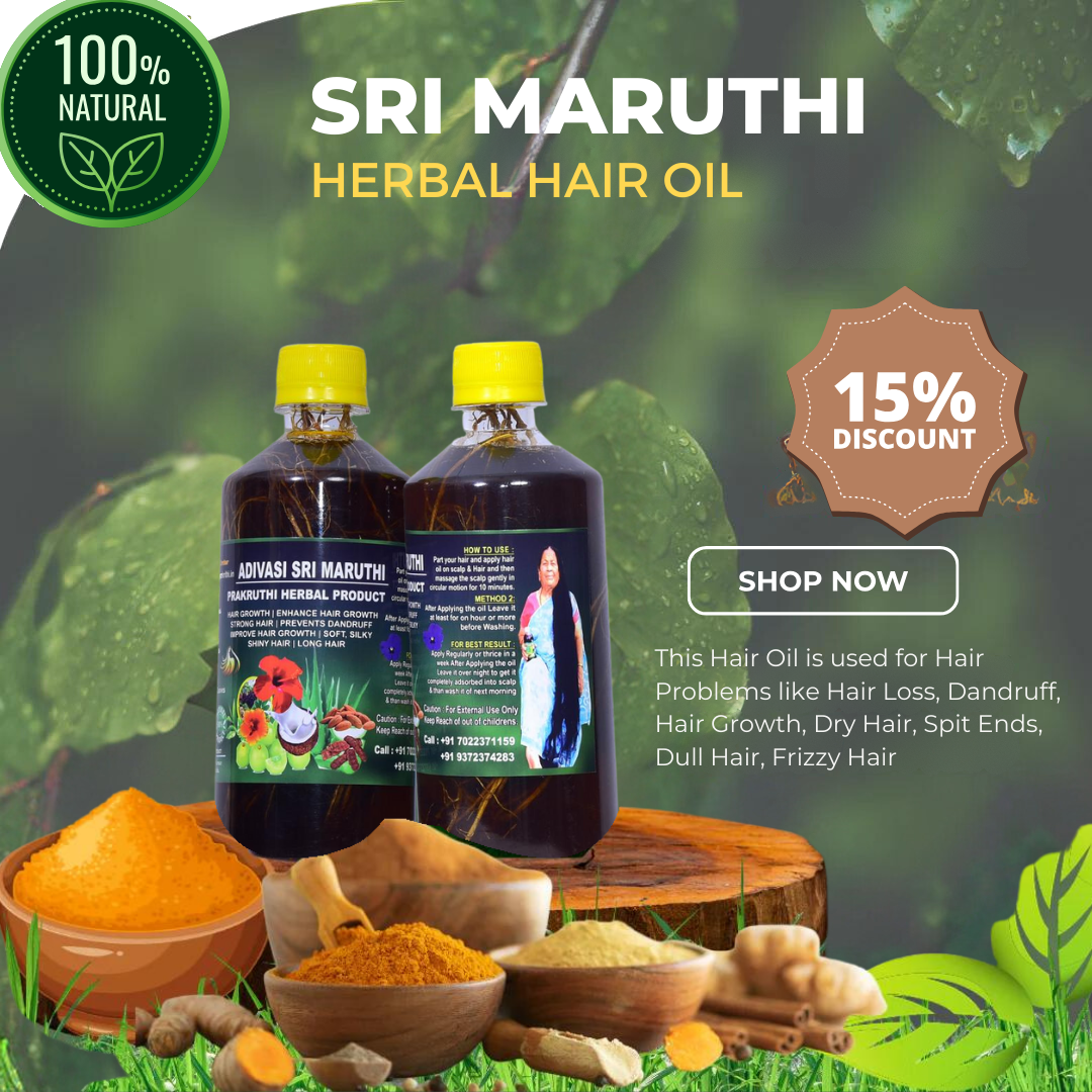Sri Maruthi Prakruthi herbal hair oil