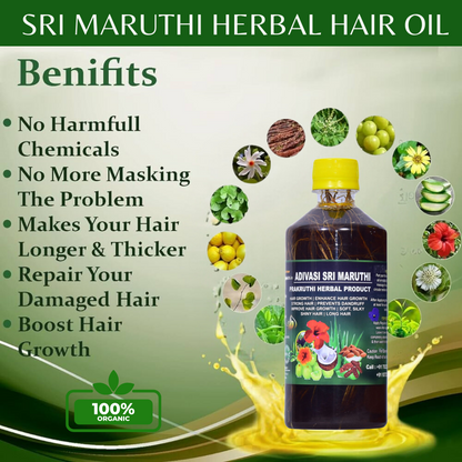 Sri Maruthi Prakruthi herbal hair oil