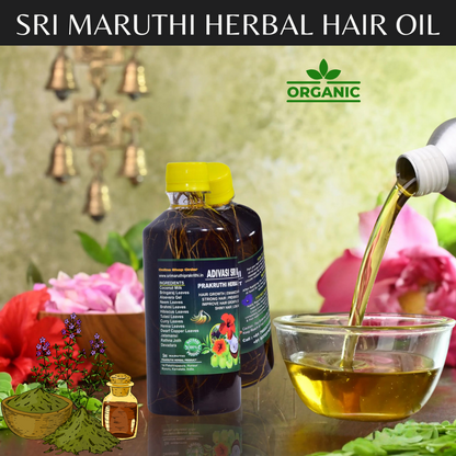 Sri Maruthi Prakruthi herbal hair oil