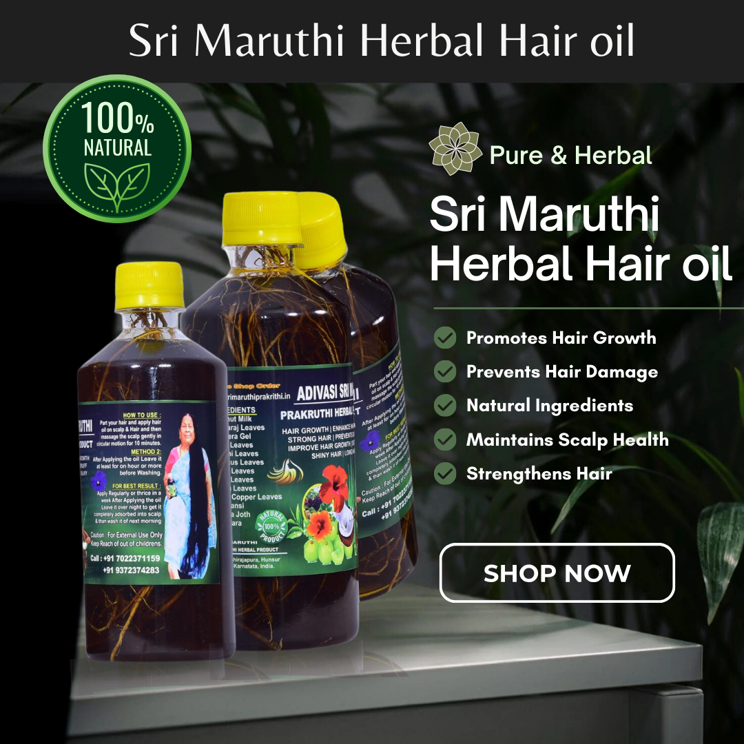 Sri Maruthi Prakruthi herbal hair oil