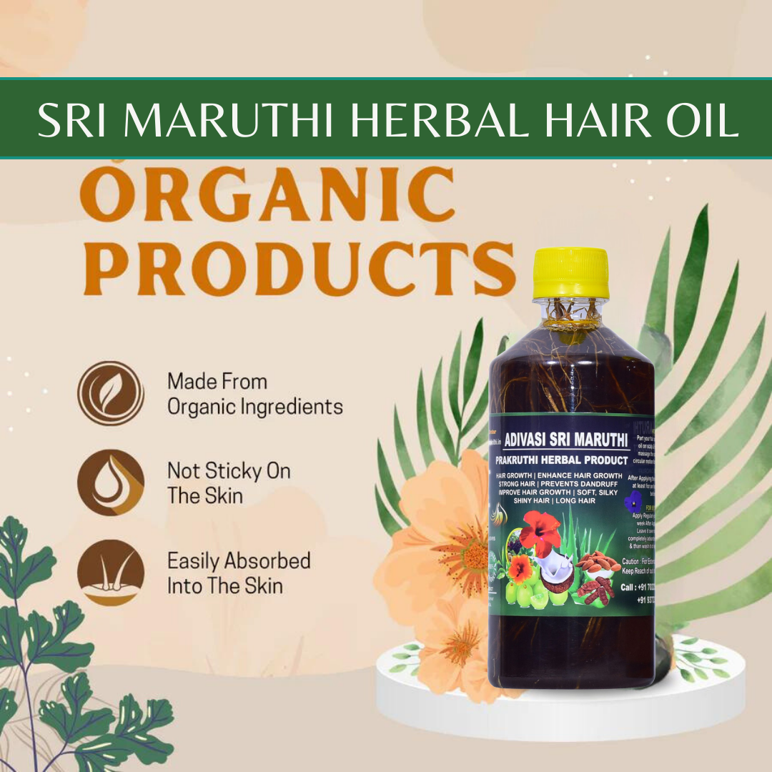 Sri Maruthi Prakruthi herbal hair oil